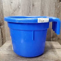 Plastic Hook Over Fence Flat Back Feed Bucket *vgc, clean, scrapes, film, scratches
