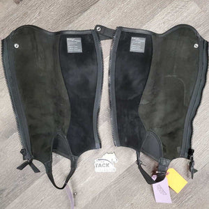 Hvy Half Chaps, Back Zips *vgc, mnr faded, clean