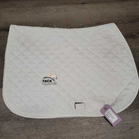 Quilt Baby Jumper Saddle Pad *gc, clean, stained, pilly, mnr dingy, rubs, threads