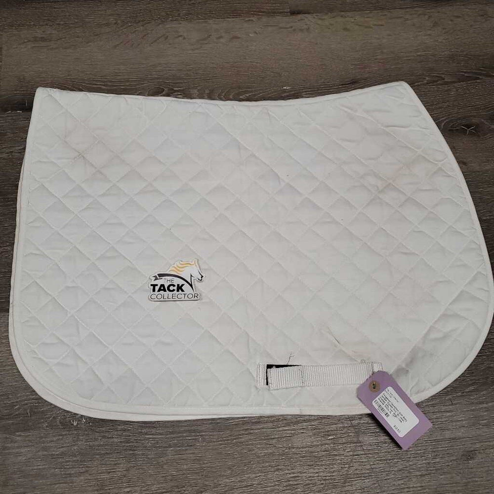 Quilt Baby Jumper Saddle Pad *gc, clean, stained, pilly, mnr dingy, rubs, threads