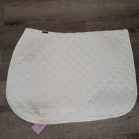 Quilt Baby Jumper Saddle Pad *gc, clean, stained, pilly, mnr dingy, rubs, threads