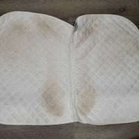 Quilt Baby Jumper Saddle Pad *gc, clean, stained, pilly, mnr dingy, rubs, threads