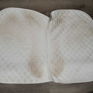 Quilt Baby Jumper Saddle Pad *gc, clean, stained, pilly, mnr dingy, rubs, threads