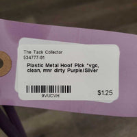 Plastic Metal Hoof Pick *vgc, clean, mnr dirty
