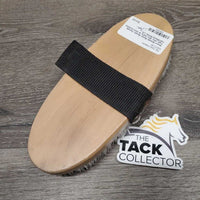 Short Bristle Body Brush, handle *vgc, mnr dirt, hairy & bent bristles