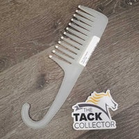 Thick Plastic Mane Comb, hook end *like new, clean, v.mnr stain