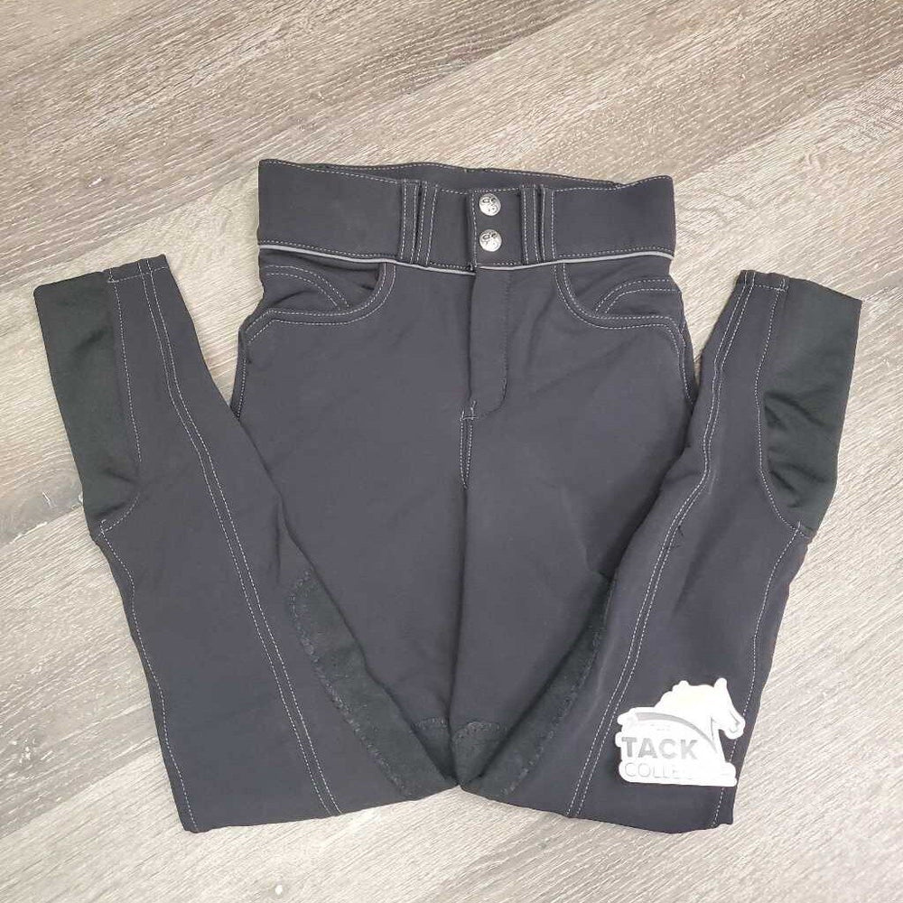 JUNIORS Euro Seat Breeches *gc, faded, seam rubs & puckers, streched seat?