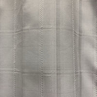 SS Show Shirt, attached snap collar *gc, older, seam puckers, dingy, mnr snags & stains
