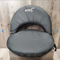 "Nice C" Padded Stadium Seat - Chair, carry strap, 10 Adjustable Positions *xc/like new, clean