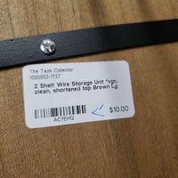 2 Shelf Wire Storage Unit *vgc, clean, shortened top
