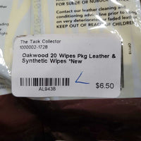 20 Wipes Pkg Leather & Synthetic Wipes *New
