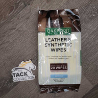 20 Wipes Pkg Leather & Synthetic Wipes *New