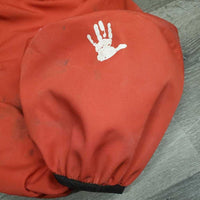 Cotton Saddle Cover, Fleece Lined *gc, v.stained, dirty & hairy