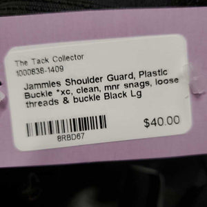 Shoulder Guard, Plastic Buckle *xc, clean, mnr snags, loose threads & buckle