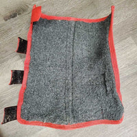 Hvy Cordura Front & Hind Shipping Boots, Fleece Lined *vgc/xc, clean, older, rubs, frays, curled corners
