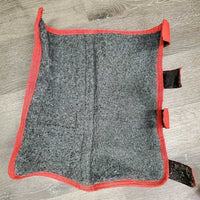 Hvy Cordura Front & Hind Shipping Boots, Fleece Lined *vgc/xc, clean, older, rubs, frays, curled corners