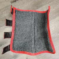 Hvy Cordura Front & Hind Shipping Boots, Fleece Lined *vgc/xc, clean, older, rubs, frays, curled corners
