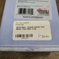 Blue - Cobalt Iodized Salt Block *new