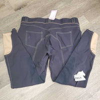 Euro Seat Breeches *gc, faded, rubs, pills
