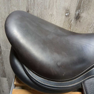 17.5" MW *5.25" Voltaire Palm Beach Close Contact, 2 Billet Guards, Brown/Blue Voltaire Cover, Foam Panels, Med Front & Back Blocks, 3A (Long/forward) Flaps: 14"L x 13"W, Serial #: 3198 19 17.5 3A M/M PRO