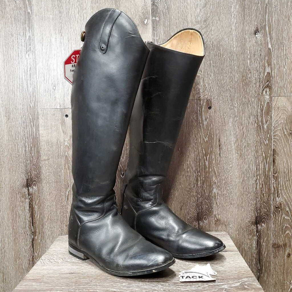 Dress Boots, Zips *gc, clean, rubs, residue, discolored? mnr scratches