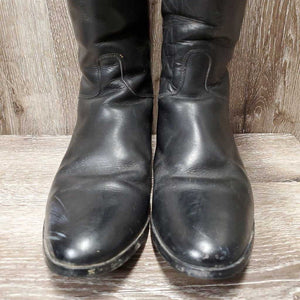 Dress Boots, Zips *gc, clean, rubs, residue, discolored? mnr scratches