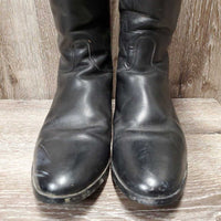 Dress Boots, Zips *gc, clean, rubs, residue, discolored? mnr scratches
