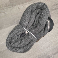 Hvy Wool Cooler, "Chernoff" tail *vgc, mnr stains, older, rubs, dirt