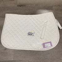 Quilt Jumper Saddle Pad, 1x piping *vgc, mnr pills, puckers, dirt, stains?