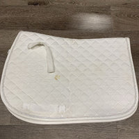 Quilt Jumper Saddle Pad, 1x piping *vgc, mnr pills, puckers, dirt, stains?
