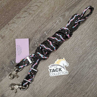 Wide Braided Nylon Loop Barrel - Roper Reins, 2x Conway Buckles & Snaps *xc/like new, v.mnr dirt
