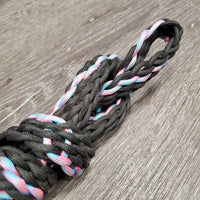 Wide Braided Nylon Loop Barrel - Roper Reins, 2x Conway Buckles & Snaps *xc/like new, v.mnr dirt
