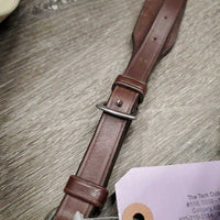 Elastic Breastplate, Snaps, Running Martingale attach *vgc, clean, stained elastic, rubs, creases, xholes, oxidized buckles
