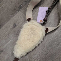 Elastic Breastplate, Snaps, Running Martingale attach *vgc, clean, stained elastic, rubs, creases, xholes, oxidized buckles