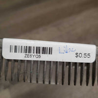 Braiding Metal Comb *fair, v.tarnished, residue
