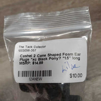 2 Cone Shaped Foam Ear Plugs *xc