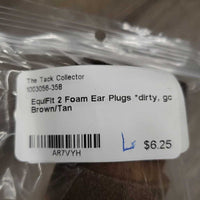 2 Foam Ear Plugs *dirty, gc
