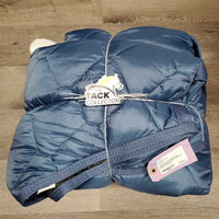 Hvy Close Front Quilt Stable Blanket, "OHS", 2 legs *like new/xc
