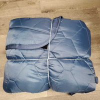 Hvy Close Front Quilt Stable Blanket, "OHS", 2 legs *like new/xc
