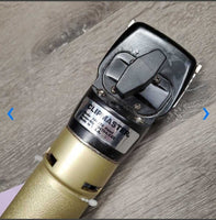 Body Clippers, 2x Blade Pairs, Box, Tray, Manual, Kool Lube, Foam, Grease *xc, mnr hair, WORK & SOUND GREAT, older?, rust
