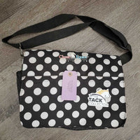 Hanging Grooming - Necessity Bag, Shoulder Strap, mesh bottom & sides *xc/vgc, mnr stains & dusty/dirty
