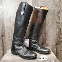 Field Boots, Pull On, wood forms *gc/fair, older, v.rubbed, faded, clean, scuffs, older