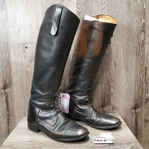 Field Boots, Pull On, wood forms *gc/fair, older, v.rubbed, faded, clean, scuffs, older