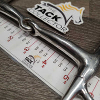 Med Hvy Full Cheek Snaffle Bit, *gc, clean, scratches, scuffs, chews