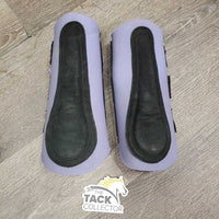 Closed Neoprene Boots, velcro *fair, older, faded, mnr stains, dirt & hair, cut velcro
