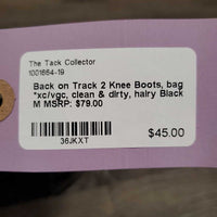 2 Knee Boots, bag *xc/vgc, clean & dirty, hairy
