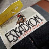 Pr Open Front Boots *fair, clean, dirty lining, pilly edges, scrapes, Koppertox stains, older, 1 Squished
