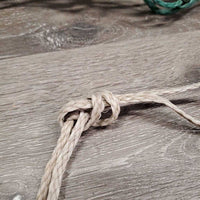 Thin Nylon String Hay Net *gc, older, mnr dirt, stains & rust, frayed & broken strings
