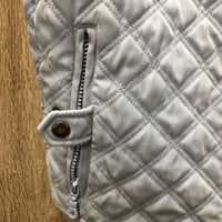 Quilt Vest, Zipper *vgc, mnr puckers, older
