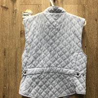 Quilt Vest, Zipper *vgc, mnr puckers, older